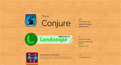 Desktop Screenshot of conjurebunny.com
